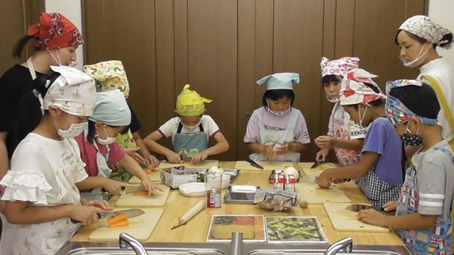 こどもの食育すぽっと ゆめつぼ 料理教室イメージ
